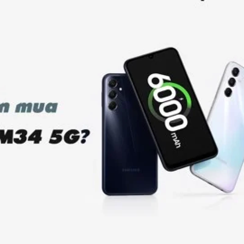 Galaxy M34 5G - Chiếc điện thoại có viên pin khủng nhất chỉ hơn 7 triệu*