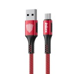 Cáp Micro Inkax dây dù CK-80 1m Red