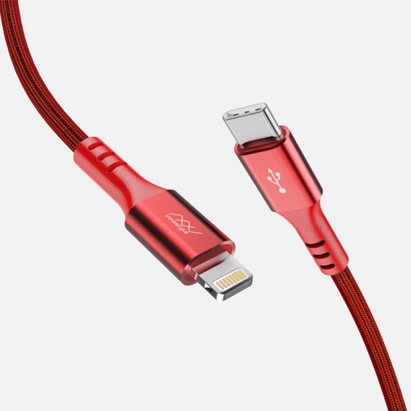 Cáp Type-C to Lightning Innostyle DuraFlex ICL150 1.5m Red