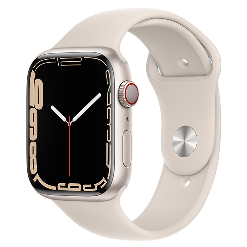 Apple Watch Series 7 45mm LTE ( Viền nhôm dây cao su)