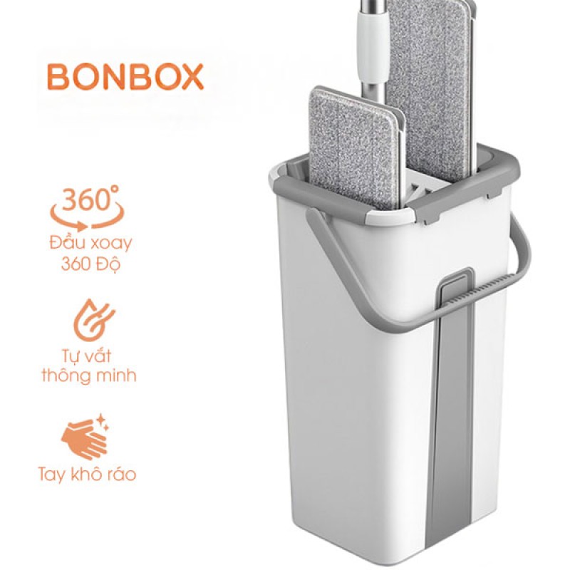 Cây lau nhà tự vắt thông minh BONBOX BCT702