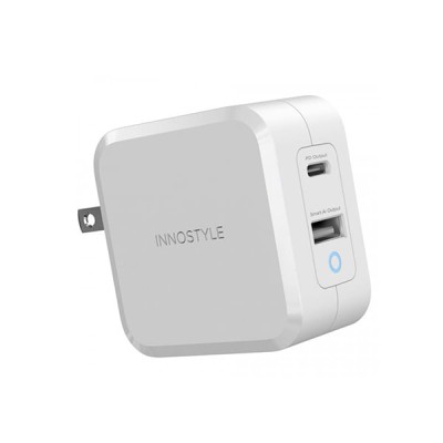 Củ sạc Innostyle GAN ZENI 65W cho iPhone, iPad, Tablet, Smartphone, Macbook IC65-2PDWHI