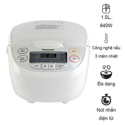 Nồi cơm điện tử Panasonic 1.8 lít SR-CL188WRA