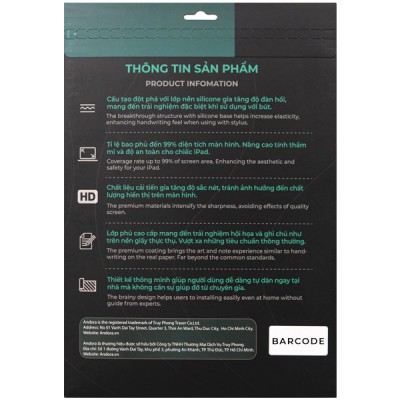 Tấm film dán ANDORA Paperfilm Classic cho iPad