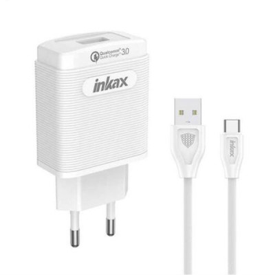 Bộ sạc Type-C Inkax QC3.0 CD-53 White