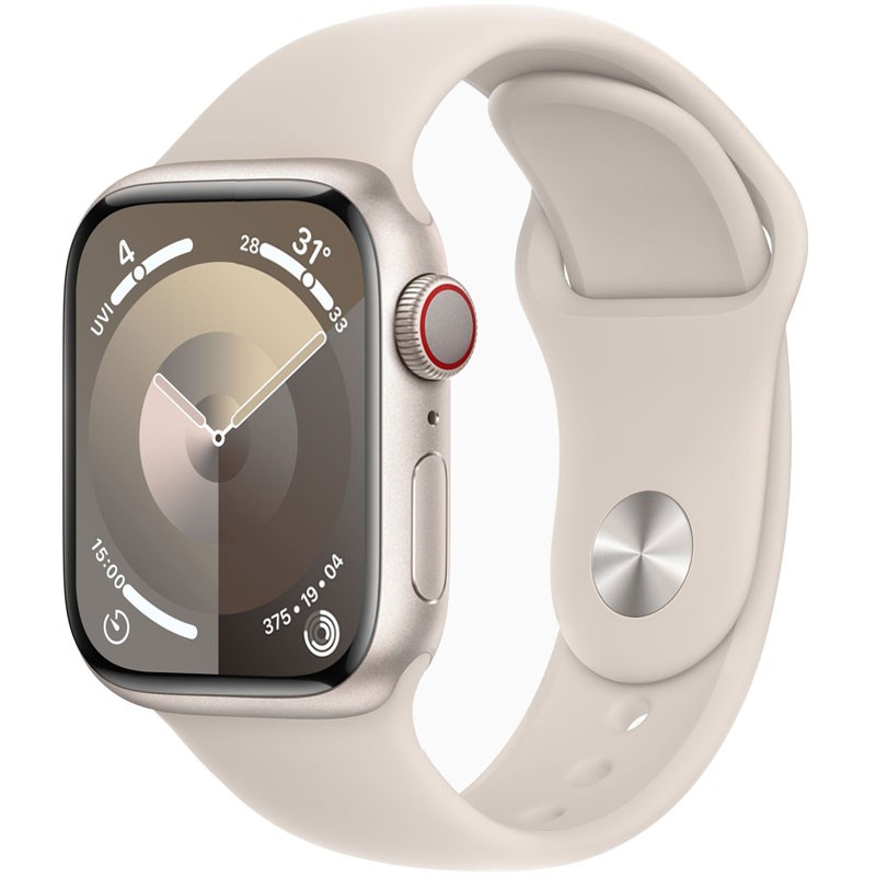 Apple Watch S9 Cellular viền nhôm dây cao su