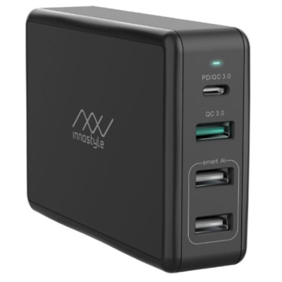 Củ sạc nhanh QC80W 4in1 3USB/USB-C Innostyle Gomax Pro IC80-4PD