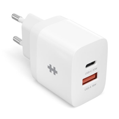 Củ sạc nhanh QC20W 2in1 USB/USB-C Hyper Juice HJ205EU White