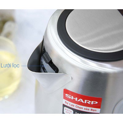 Bình đun siêu tốc Sharp 1.5 lít EKJ-15EVS-ST