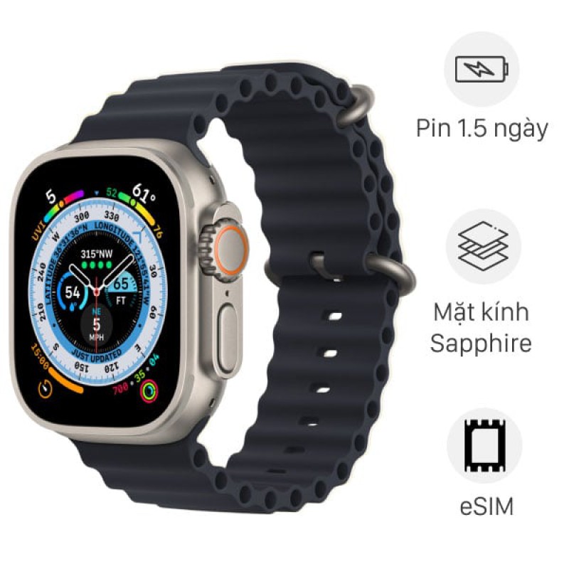 Apple Watch Ultra LTE 49mm dây Ocean