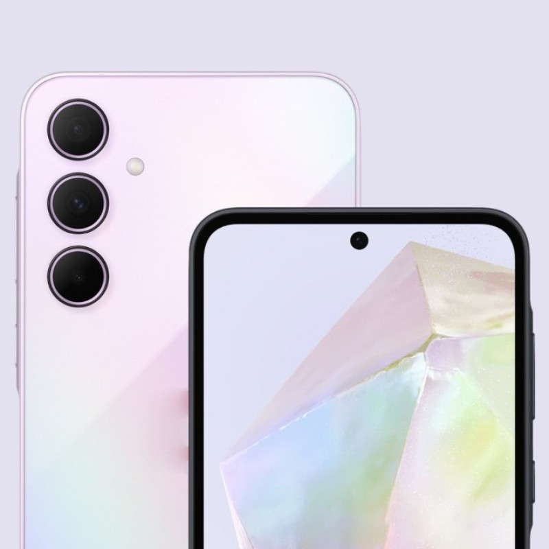 Galaxy A35 lộ ảnh render: Mặt lưng sáng bóng, có cả Key Island